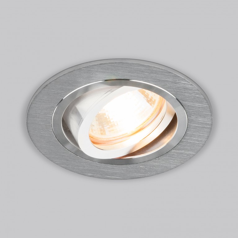 Алюминиевый точечный светильник 1061/1 MR16 SL серебро
