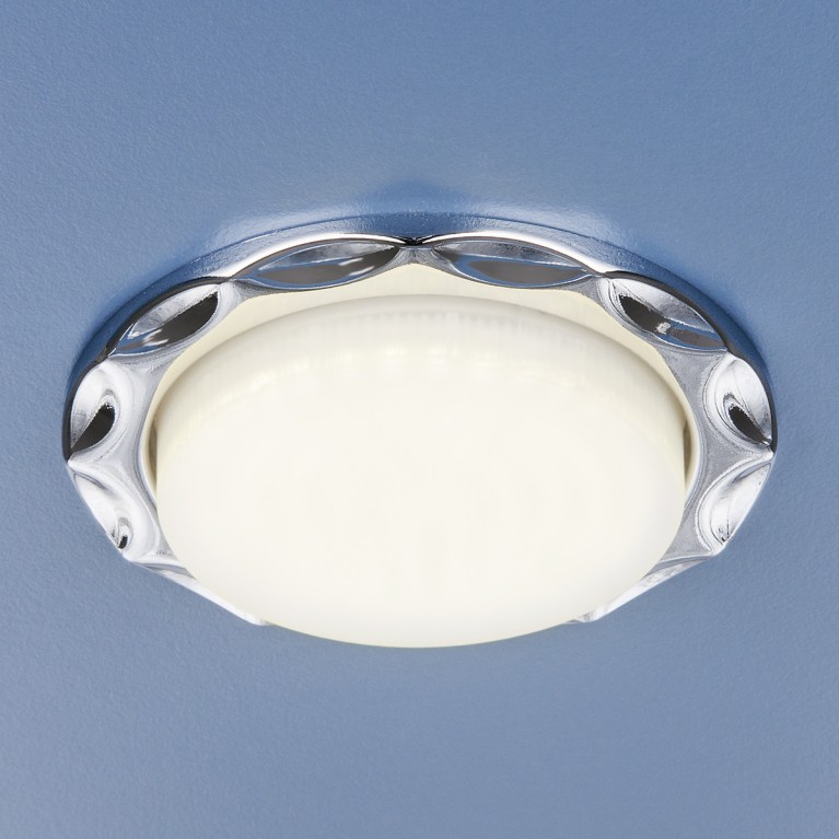 Встраиваемый точечный светильник 1064 GX53 SL серебро