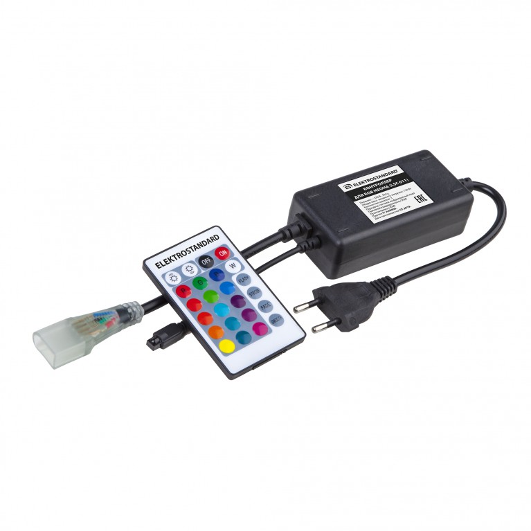 Контроллер для гибкого неона RGB LS001 220V 5050 с ПДУ (ИК) IP20 LSC 011