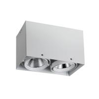 1986-2U, потолочный светильник, L265xW140xH160, COB 2xLEDx12W, RA>80, BEAM ANGLE:24°, 1920LM, 4000K, included