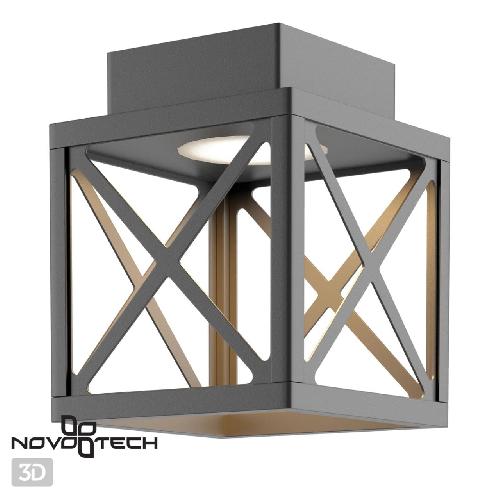 358449 STREET NT20 364 темно-серый Ландшафтн.потолочн.светильник IP54 LED 4000K 10W 100-240V DANTELA