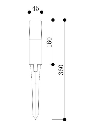 Ландшафтный светильник Outdoor O416FL-L3B3K