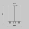 Подвесной светильник Maytoni MOD102PL-L42WK
