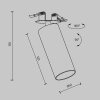 Встраиваемый светильник Technical C053CL-L12W4K-W-W