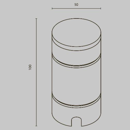 Ландшафтный светильник Outdoor O474FL-L2GF3K