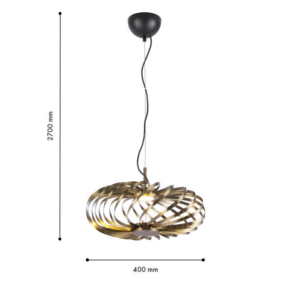 4679-1P, подвесная люстра, D400xH325/2700, LEDx6W, 500LM, 3000K, included