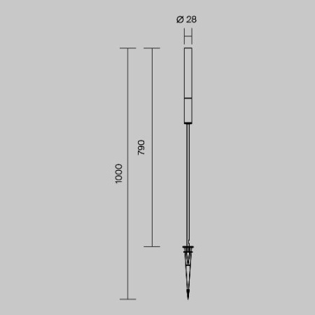 Ландшафтный светильник Outdoor O487FL-L3GF3K1