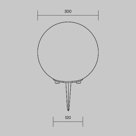 Ландшафтный светильник Outdoor O594FL-01W