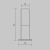 Ландшафтный светильник Outdoor O418FL-01B