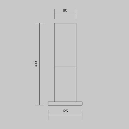 Ландшафтный светильник Outdoor O418FL-01B