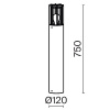 Ландшафтный светильник Outdoor O453FL-01GF