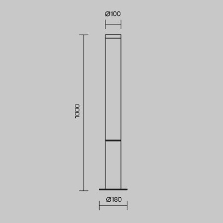 Ландшафтный светильник Outdoor O041FL-L30B3K
