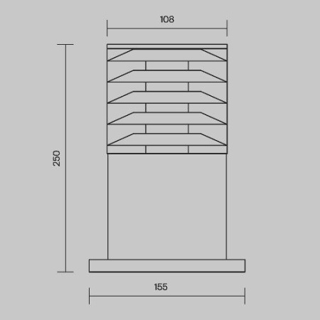 Ландшафтный светильник Outdoor O576FL-01GR