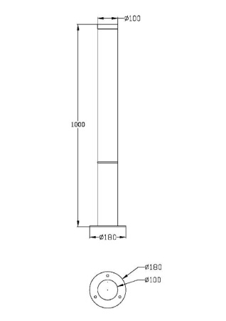 Ландшафтный светильник Outdoor O041FL-L30B3K