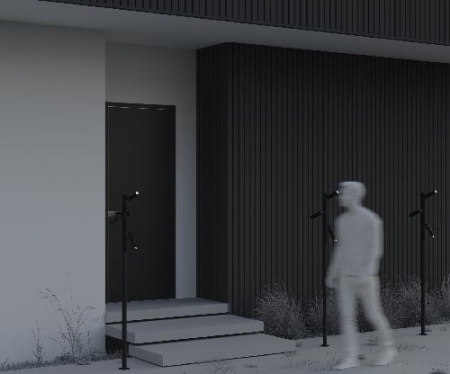 Садово-парковый светильник Outdoor O494FL-L30B3K