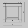Ландшафтный светильник Outdoor O019FL-L13GR3K