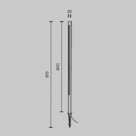 Ландшафтный светильник Outdoor O440FL-L12GF3K