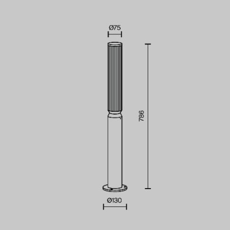 Ландшафтный светильник Outdoor O593FL-L12GF3K