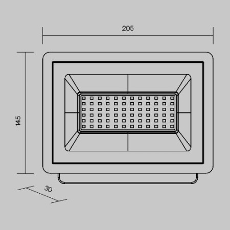 Прожектор Outdoor FL001-L50B6K
