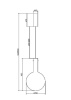 Подвесной светильник Maytoni MOD182PL-L6W3K