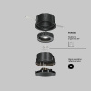 Встраиваемый светильник Technical DL057-10W3K-B