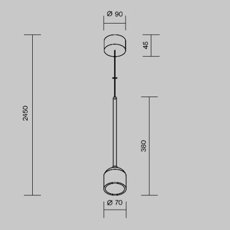 Подвесной светильник Outdoor O491PL-L8W3K
