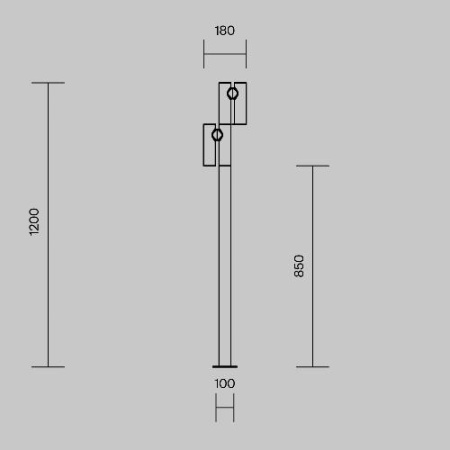 Ландшафтный светильник Outdoor O494FL-L20B3K