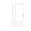 50257/3 LED/ подвесной светильник/ черный