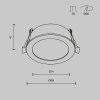 Встраиваемый светильник Technical DL130-GX53-MG