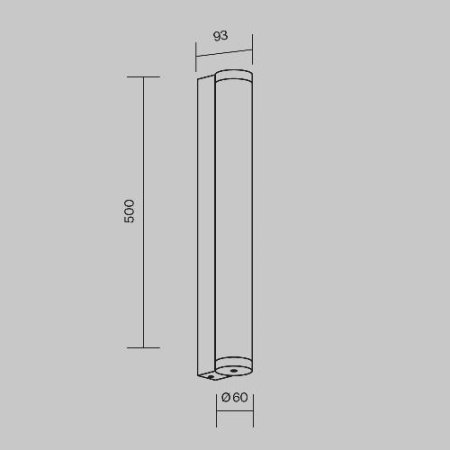 Настенный светильник (бра) Outdoor O482WL-L16B3K