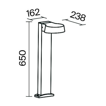 Ландшафтный светильник Outdoor O443FL-L12GF3K