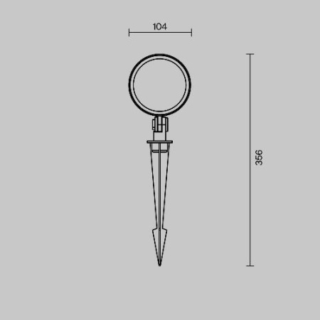Ландшафтный светильник Outdoor O495FL-L25B3K