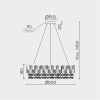 Подвесная люстра MODELUX ML.7039.600 GD