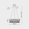 Подвесная люстра MODELUX ML.7039.500 GD