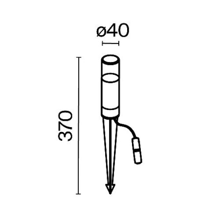 Ландшафтный светильник Outdoor O437FL-01GF