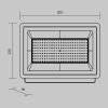 Прожектор Outdoor FL001-L150B4K